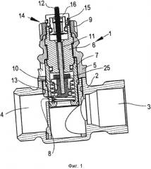 Клапан, в частности клапан теплообменника (патент 2656069)
