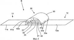 Элемент конструкции крыло - фюзеляж для соединения двух крыльев и секции фюзеляжа на самолете (патент 2482997)