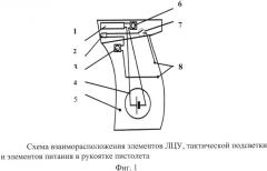 Пистолет с лазерным целеуказателем (патент 2539019)