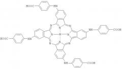 Металлокомплексы тетра-4-[(4'-карбокси)фениламино]фталоцианина (патент 2463324)