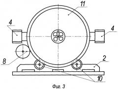 Свч-вакуумная камера для сушки оцилиндрованных бревен (патент 2490570)