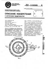 Устройство для определения упругофрикционных характеристик кольцевых демпферов сухого трения (патент 1133508)