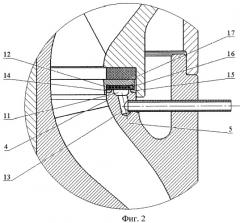 Устройство и способ определения осевых усилий на опору направляющего аппарата ступени погружного центробежного насоса (патент 2466367)