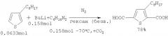 Способ получения диметилового эфира 2,5-тиофендикарбоновой кислоты из тиофена (патент 2404176)