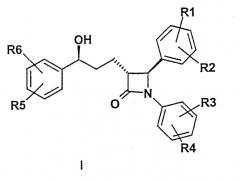 Производные дифенилазетидинона, содержащие эти соединения лекарственные средства и их применение (патент 2275370)