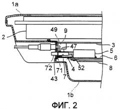 Конструкция крепления сетевого выключателя тонкого устройства отображения (патент 2447610)