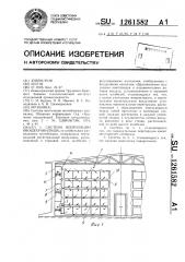 Система вентиляции овощехранилища (патент 1261582)