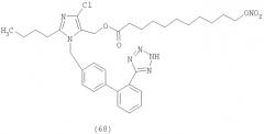Нитрооксипроизводные лозартана, валсартана, кандесартана, телмисартана, эпросартана и олмесартана в качестве блокаторов рецепторов ангиотензина ii для лечения сердечно-сосудистых заболеваний (патент 2374240)