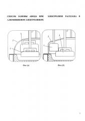 Способ замены анода при электролизе расплава в алюминиевом электролизере (патент 2621202)