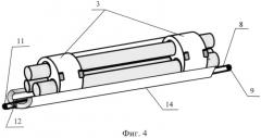 Способ прокладки параллельных цилиндрических трубопроводов в непроходном тоннеле с поперечным сечением кругового очертания (патент 2500947)