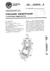 Аксиально-поршневая гидромашина (патент 1044816)