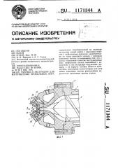 Головка к экструдеру для изготовления профильных лент (патент 1171344)