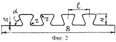 Способ производства гофрированных полос (патент 2288800)