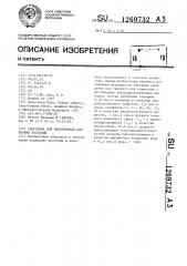Удобрение для внекорневой подкормки растений (патент 1269732)