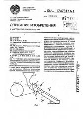 Устройство для изготовления, наполнения и запечатывания пакетов из термосклеивающегося материала (патент 1747317)