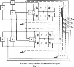Система электропитания космического аппарата с экстремальным регулированием мощности солнечной батареи (патент 2560720)