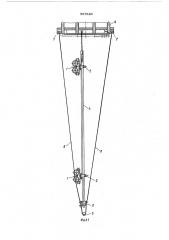 Устройство для спуска длинномерных материалов в шахту по стволу с использованием клети (патент 567823)