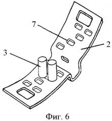 Секционная биметаллическая тормозная колодка (патент 2413643)