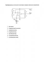 Преобразователь оптического излучения в ширину импульсов напряжения (патент 2627196)