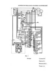 Корректор небаланса фазных напряжений (патент 2580941)