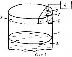 Способ измерения уровня вещества в открытой металлической емкости (патент 2473054)