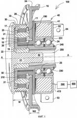 Двухскоростная передача и ременная приводная система (патент 2335839)