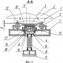 Боковая опора кузова вагона на тележку (патент 2305643)