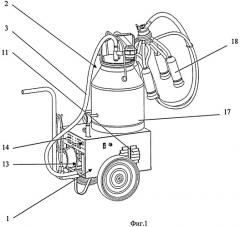 Доильный агрегат (патент 2482666)