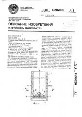 Способ возведения сваи (патент 1596020)