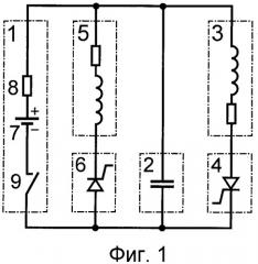Способ рекуперации электрической энергии в импульсных установках и устройство для его осуществления (патент 2351064)