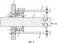 Установка боковых и донных электродов для электроплавильных реакторов и способ подачи таких электродов (патент 2482199)