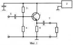 Усилитель с общим управляемым электродом транзистора (патент 2289198)