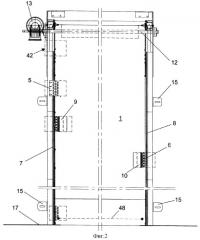 Устройство шторы для закрывания отверстия (патент 2283414)