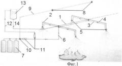 Газоводяная система пожаротушения кочетова (патент 2478437)
