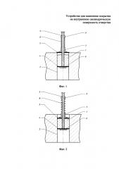 Устройство для нанесения покрытия на внутреннюю цилиндрическую поверхность отверстия (патент 2633923)