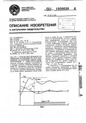 Способ обеспечения статической устойчивости при аварийном ослаблении связи электростанции с энергосистемой (патент 1050038)