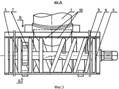 Способ и устройство одностадийного дозирования и смешивания компонентов для приготовления кормолекарственных смесей (патент 2558940)