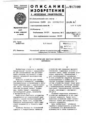 Устройство для измерения высокого напряжения (патент 917100)