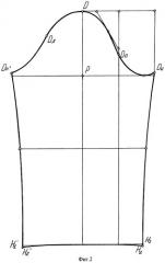 Способ построения шаблона рукава (патент 2258446)