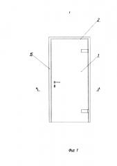 Пожаровзрывозащитная дверь (патент 2644519)