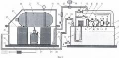 Система нейтрализации легких и тяжелых токсичных газов в условиях опасности разгерметизации используемой для их хранения тары (патент 2473378)