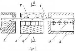 Приспособление для упрочнения нижней поверхности движущейся ленты флоат-стекла (патент 2299184)