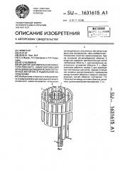 Индуктор для импульсного многополюсного намагничивания кольцевых цилиндрических постоянных магнитов в радиальном направлении (патент 1631615)