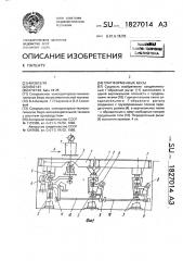 Платформенные весы (патент 1827014)