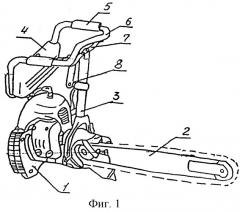 Бензиномоторная пила (патент 2281854)
