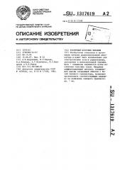 Вторичный источник питания (патент 1317619)