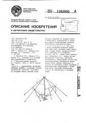 Одномачтовая логопериодическая антенна (патент 1162005)