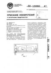 Стенд для изготовления предварительно напряженных железобетонных изделий (патент 1294965)