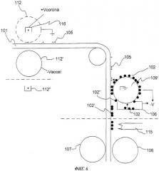 Способ и устройство для создания проводящего рисунка на плоской изолирующей подложке, плоская изолирующая подложка и чипсет (патент 2478264)