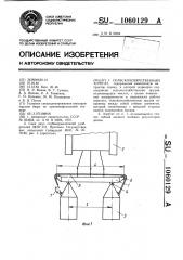 Сельскохозяйственный агрегат (патент 1060129)